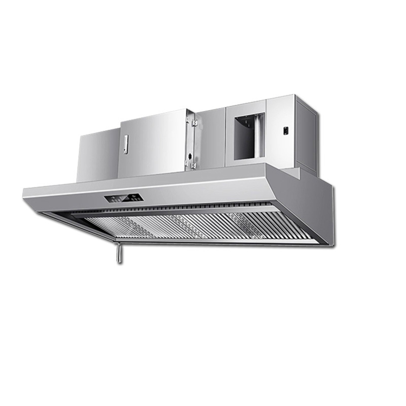 Commercial Kitchen Range Hood - Commercial high-suction range hood, integrated purifier,