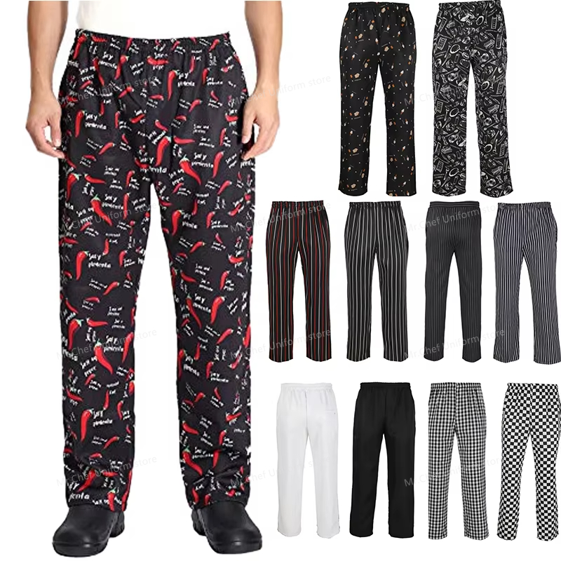 Commercial Kitchen Services - Chef Pants for Men Restaurant Kitchen