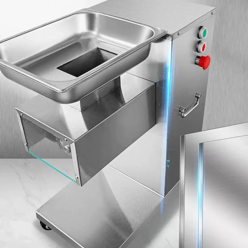 Vertical Mobile Commercial Mea - Meat Slicer Machine review and price