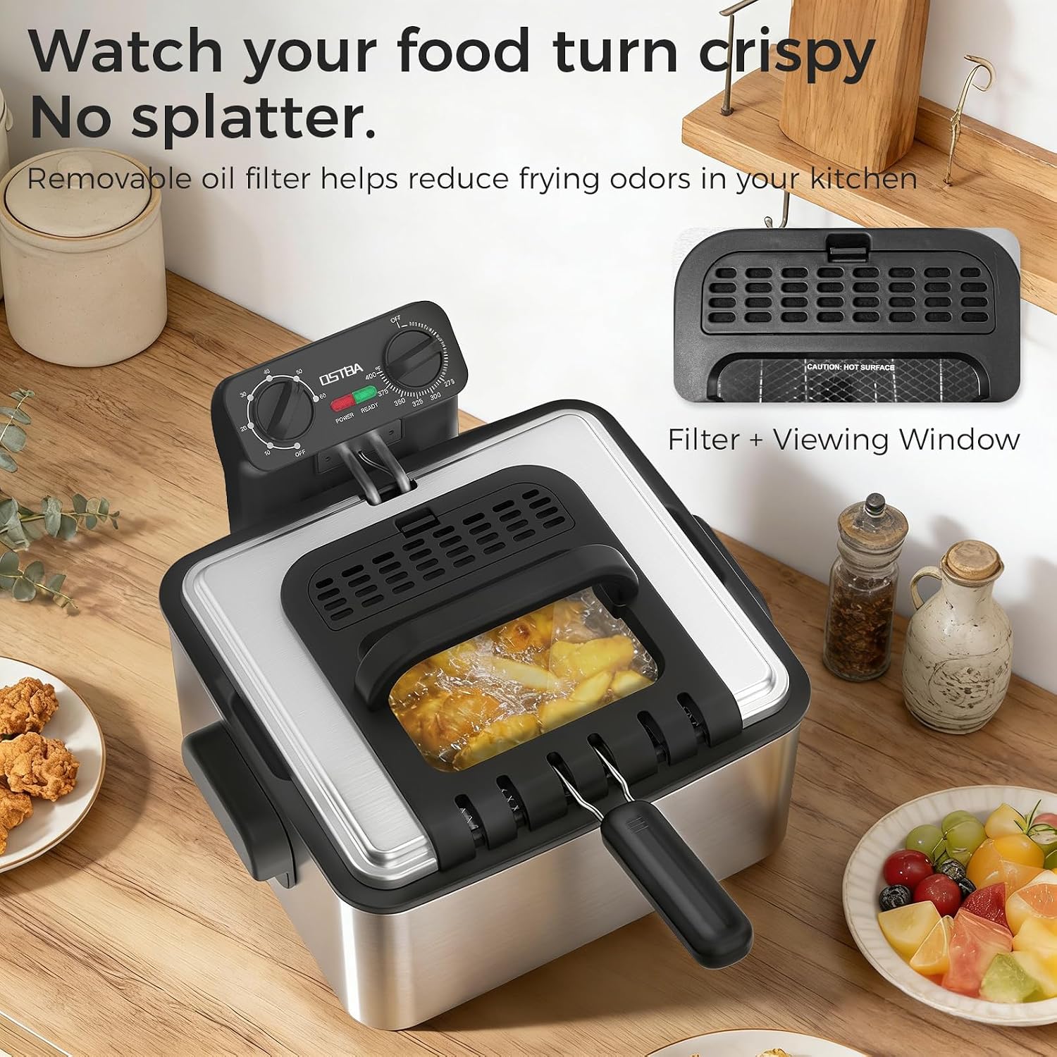 Electric Deep Fryer with 3 Bas - Commercial Kitchen Appliances review and price