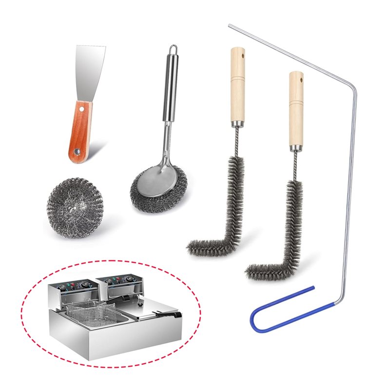 ABUN-Deep Fryer Cleaner Brush  - Commercial Kitchen Deep Cleaning review and price