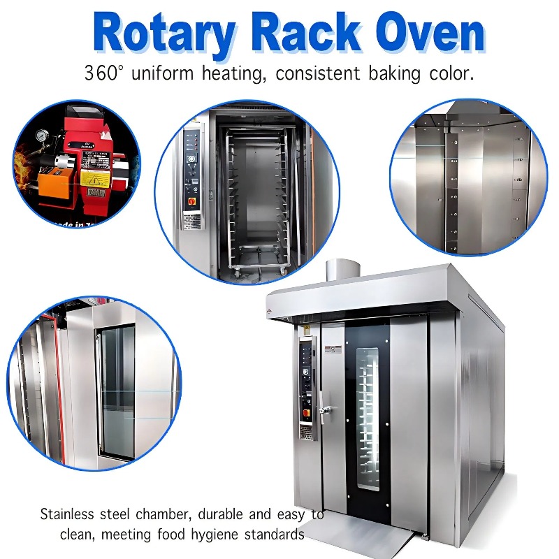 High Quality Bread Bakery Mach - Rotary Bakery Oven review and price