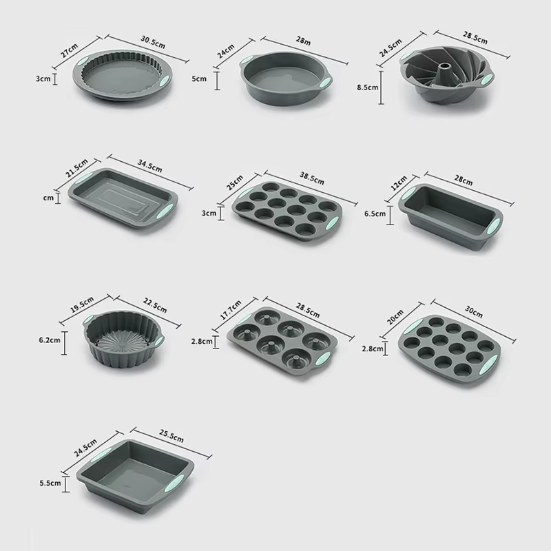 Silicone Fluted Cake Pans Non- - Rotary Bakery Oven review and price