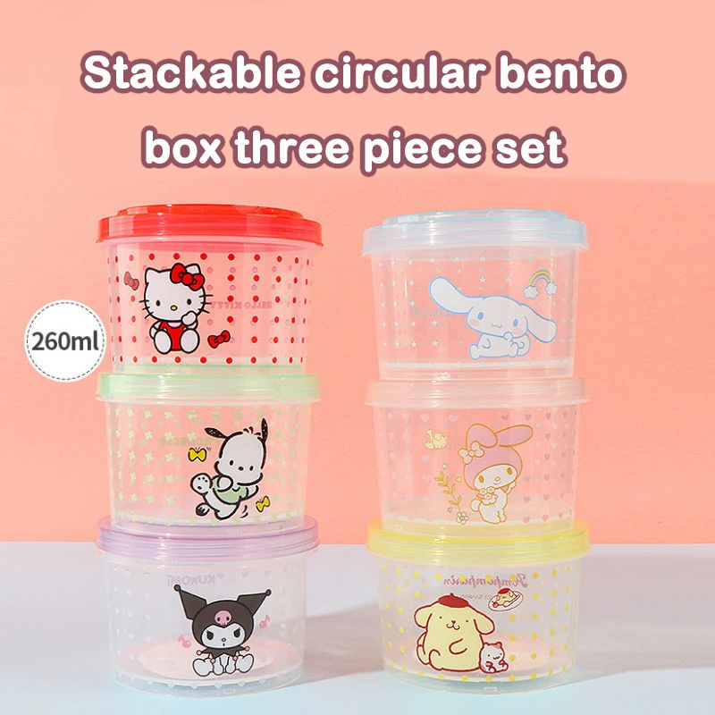Kitty Bento Box Set 3 Pieces C - Commercial Kitchen Utensil Organizer review and price